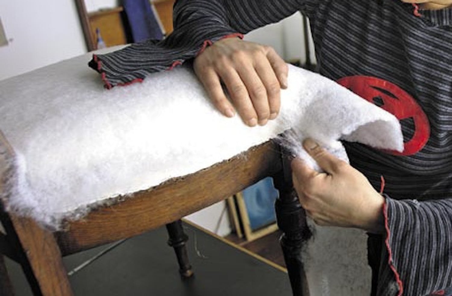 Ombetrækning af stolesæde